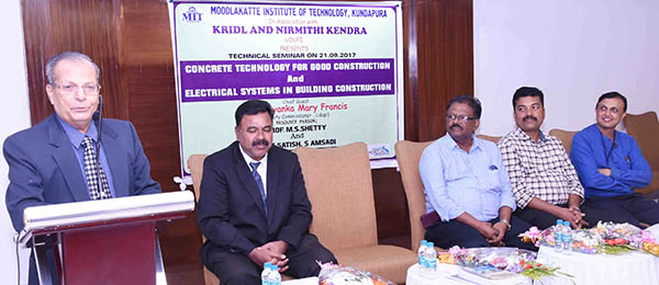 ಕಾಂಕ್ರೀಟ್‌ಗೆ ಬಲಕ್ಕಿಂತ ಬಾಳಿಕೆ ಮುಖ್ಯ: ಪ್ರೊ.ಎಂ.ಎಸ್.ಶೆಟ್ಟಿ